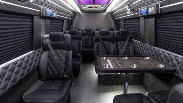 chesapeake 15 passenger sprinter van interior