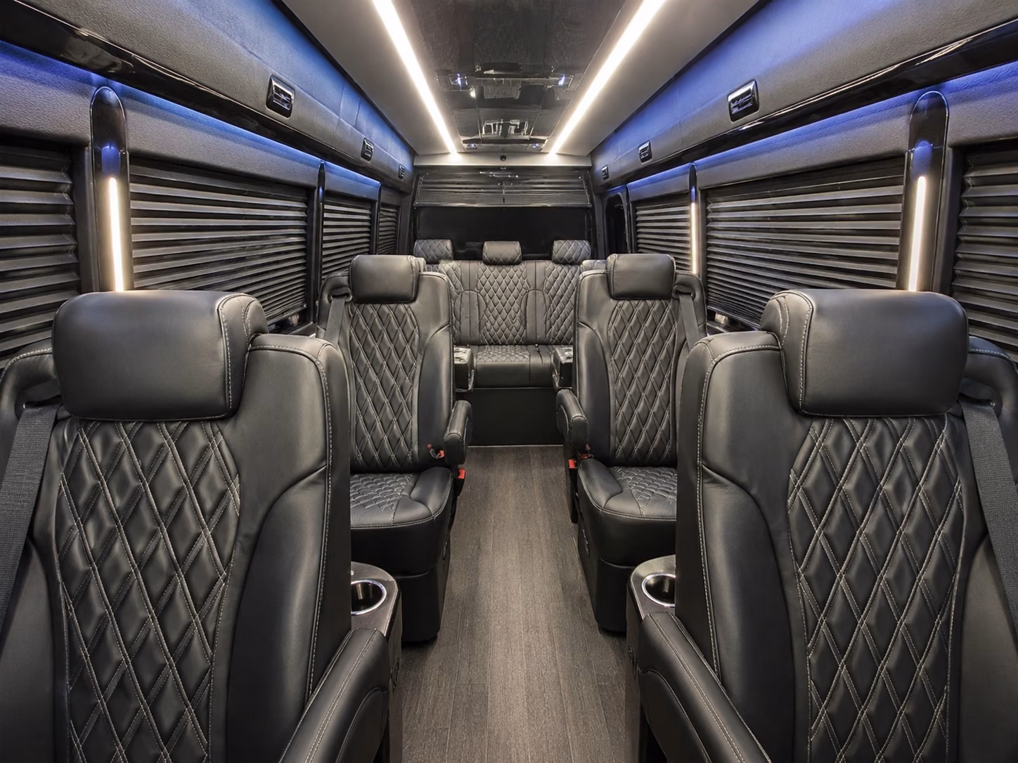 chesapeake 10 passenger sprinter van interior