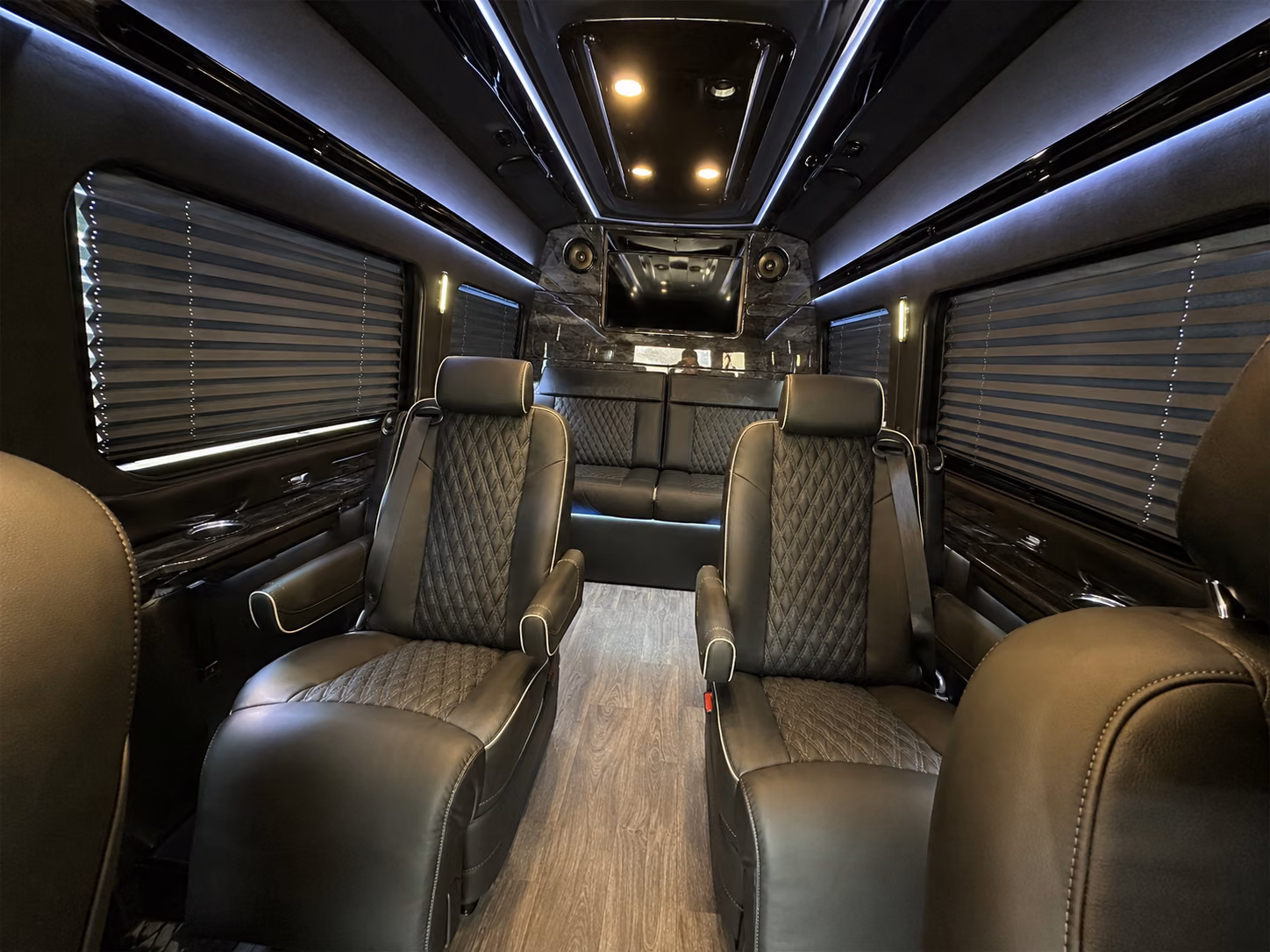 chesapeake 12 passenger sprinter van inside