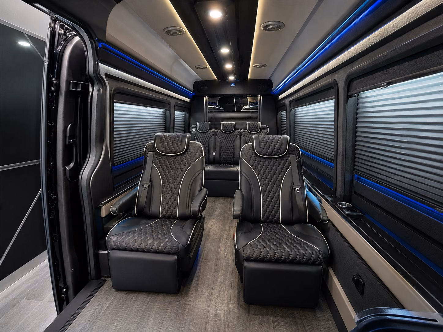 chesapeake 15 passenger sprinter van inside