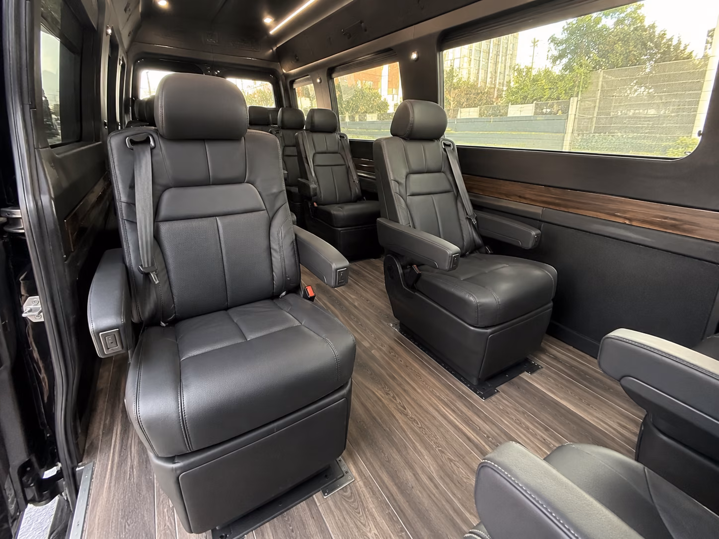 chesapeake 18 passenger sprinter van inside