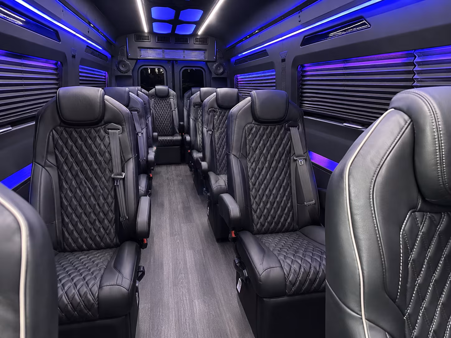 chesapeake 8 passenger sprinter van interior